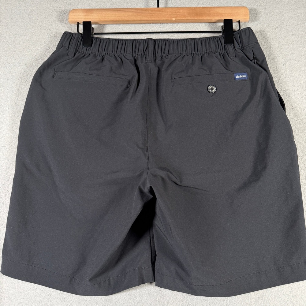 Chubbies Everywear Shorts Mens Medium Charcoal Grey 8 Inch Inseam SS24CA0504B - Picture 7 of 13
